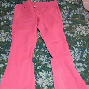 💜 3/$15💜BONGO Red Flare Women's Pants, Size 11💜